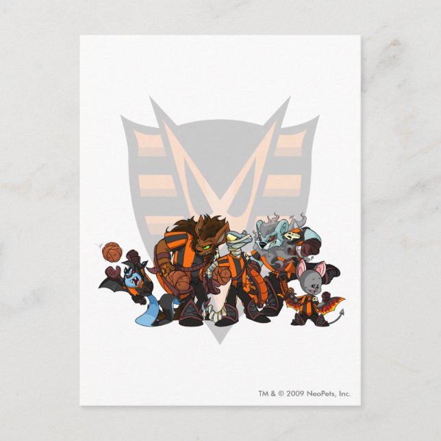 Carte Postale Équipe Haunted Woods Group (Devant)