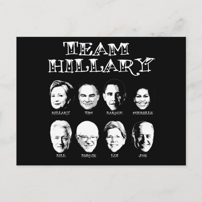 Carte Postale Équipe Hillary - Équipe Hillary (Devant)
