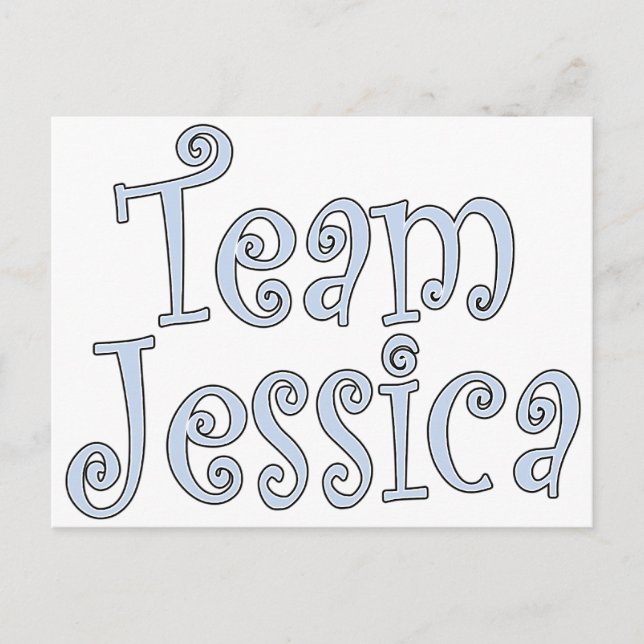Carte Postale Équipe Jessica (Devant)