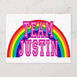 Carte Postale Équipe Justin