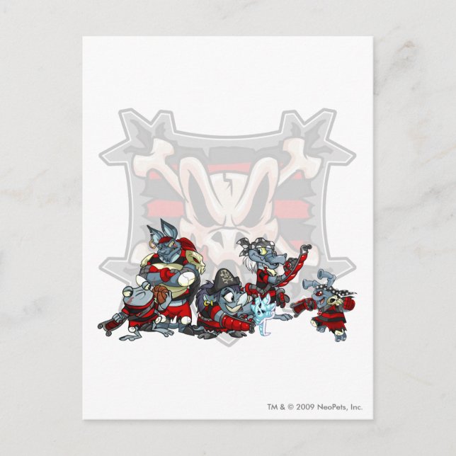 Carte Postale Équipe Krawk Island Group (Devant)