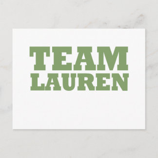 Carte Postale Équipe Lauren