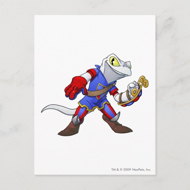 Carte Postale Équipe Meridell Capitaine 2 (Devant)