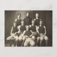 Équipe vintage de basket-ball