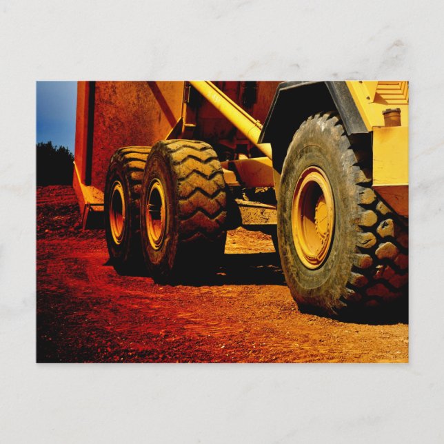 Carte Postale équipement de construction lourde (Devant)