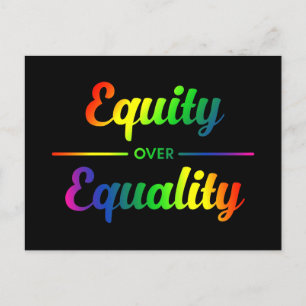 Carte Postale Équité sur égalité LGBT