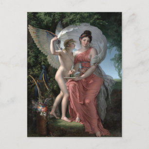 Carte Postale Erato Muse de poésie lyrique de Charles Meynier