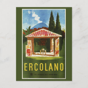 Carte Postale Ercolano Naples Voyage d'été italien et