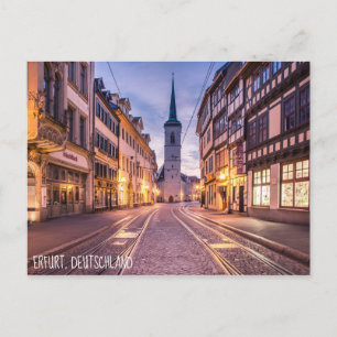 Carte Postale Erfurt, Allemagne