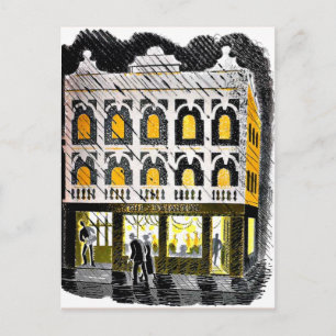 Carte Postale Eric Ravilious - Maison publique de High Street