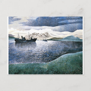 Carte Postale Eric Ravilious - Norvège, art du réalisme magique