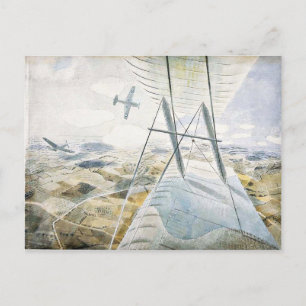 Carte Postale Eric Ravilious - RAF Hurricanes en vol,