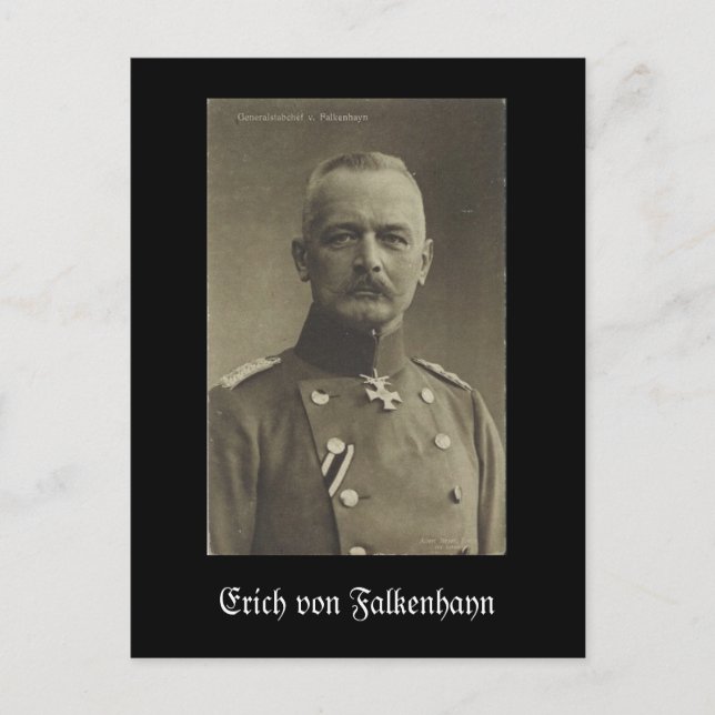 Carte Postale Erich von Falkenhayn (Devant)
