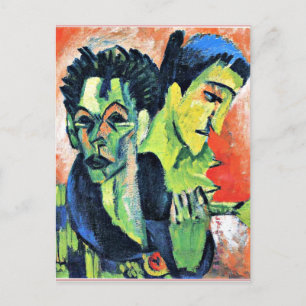 Carte Postale Ernst Kirchner - Auto-portrait double