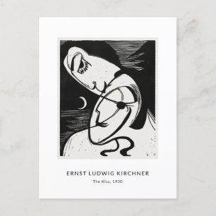 Carte Postale Ernst L. Kirchner - Art moderne noir et blanc élég