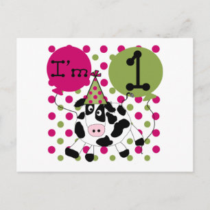 Carte Postale Ęrs T-shirts et cadeaux d'anniversaire de vache