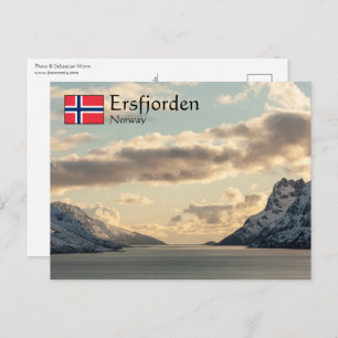 Carte Postale Ersfjorden Norvège