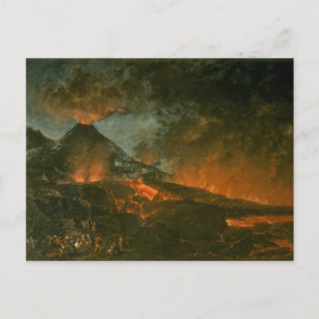 Carte Postale Éruption du Vésuve (Devant)