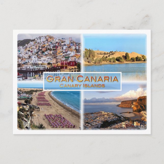 Carte Postale ES Gran Canaria - Las Palmas - Dunes de Maspalomas (Devant)