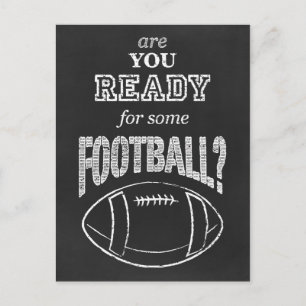 Carte Postale es-tu prêt pour du football ?