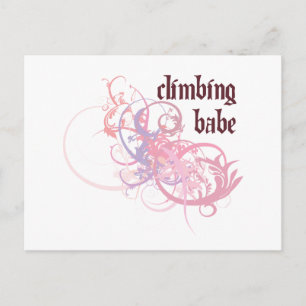Carte Postale Escalade Babe