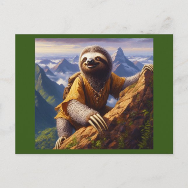Carte Postale Escalade de Sloth Mountain (Devant)