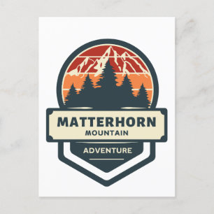 Carte Postale Escalade et randonnée des sommets du Cervin