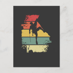 Carte Postale Escalade rocheuse Vintage