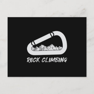 Carte Postale Escalade Rock Mountains Climber Climber Idée cadea