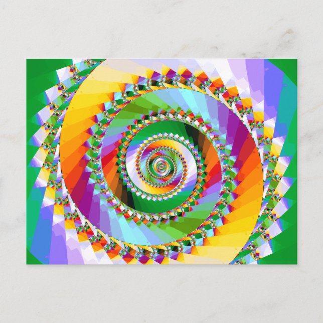 Carte Postale Escalier de rêves Imaginaire fractal (Devant)