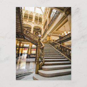 Carte Postale Escalier du Palacio de Correos Mexico City