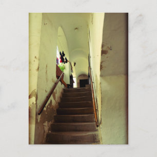 Carte Postale Escalier romantique à Keszthely, Hongrie