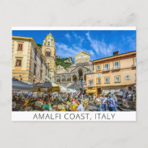 Carte postale Escaliers Amalfi (Côte Amalfi, Itali