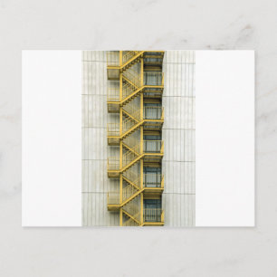 Carte Postale escaliers jaunes