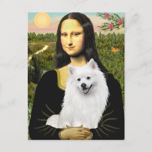 Carte Postale Eskimo Spitz 1 - Mona Lisa (Devant)