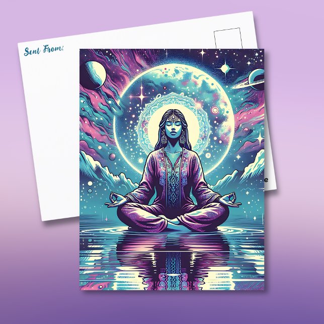 Carte Postale Espace de méditation relaxant et réflexion (Créateur téléchargé)