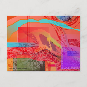 Carte postale Espace extra-atmosphérique Abstrait