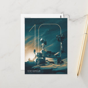Carte Postale Espace extra-atmosphérique, Système solaire, 10 an