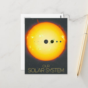 Carte Postale Espace extra-atmosphérique, Système solaire, Solei