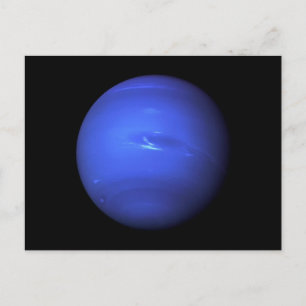 Carte Postale Espace photo couleur pleine de la planète Uranus