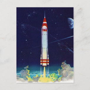 Carte postale Espace vintage