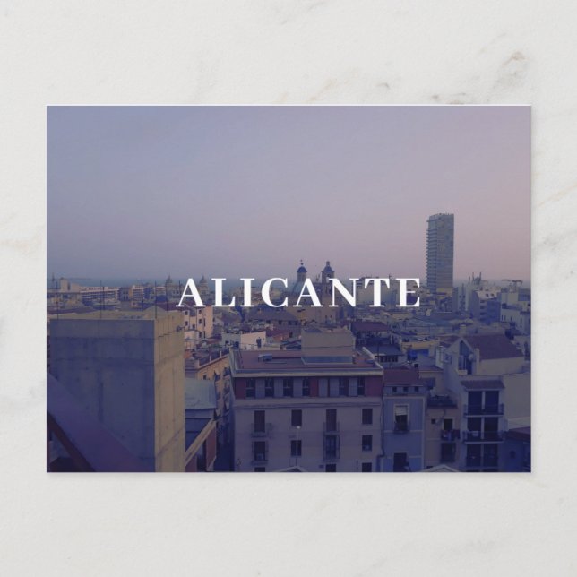 Carte postale Espagne Alicante (Devant)