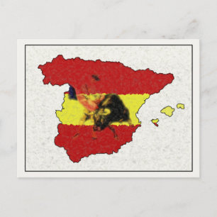 Carte postale Espagne avec Bull et Matador