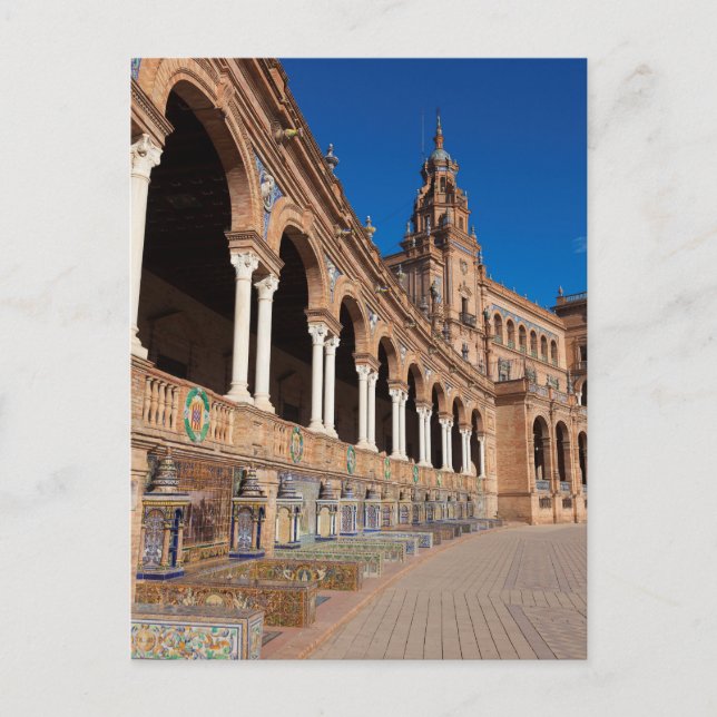 Carte Postale Espagne carré, Séville (Devant)