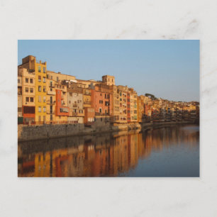 Carte Postale Espagne. Catalogne. Gérone. Maisons sur l'Onyar