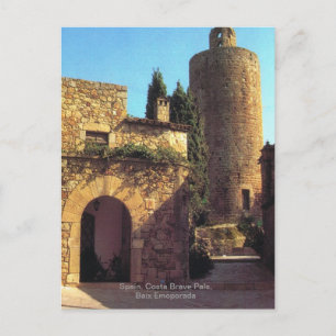 Carte Postale Espagne, Costa Brave Pals, Baix Emoporada