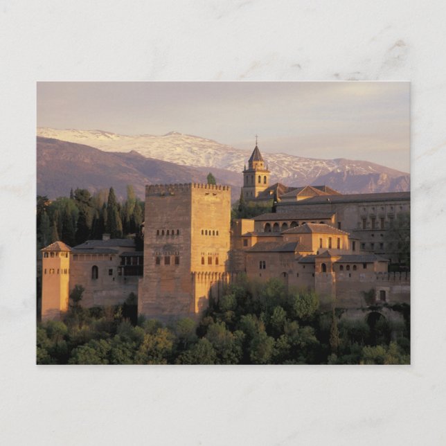 Carte Postale Espagne, Grenade, Andalousie L'Alhambra, (Devant)