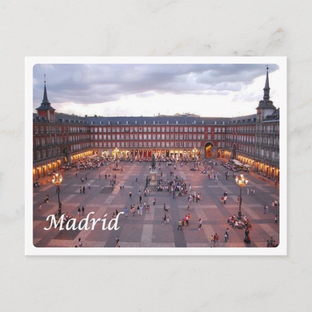 Carte Postale Espagne - Madrid - Carré du maire - (Devant)