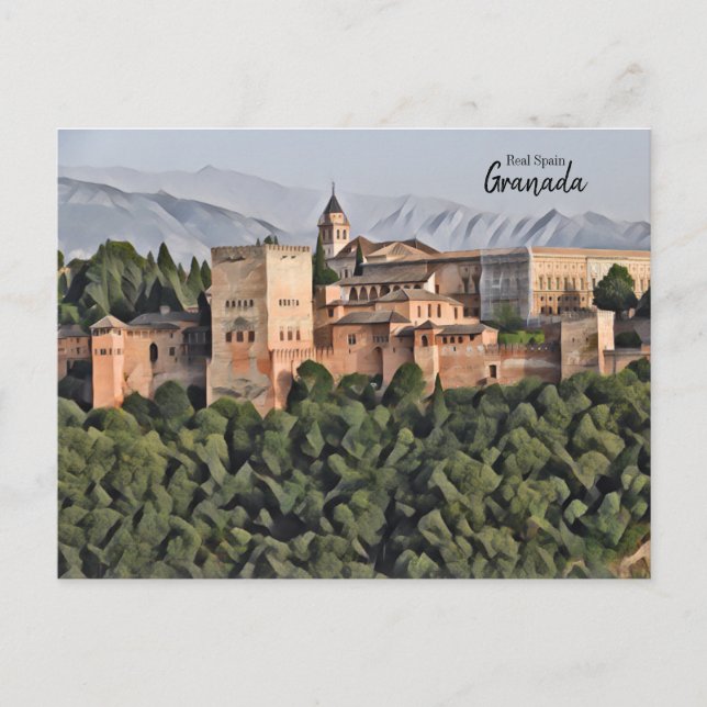 Carte Postale Espagne réelle - Grenade (Devant)