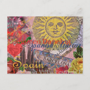 Carte Postale Espagne Sunshine Espagnol Travel Art